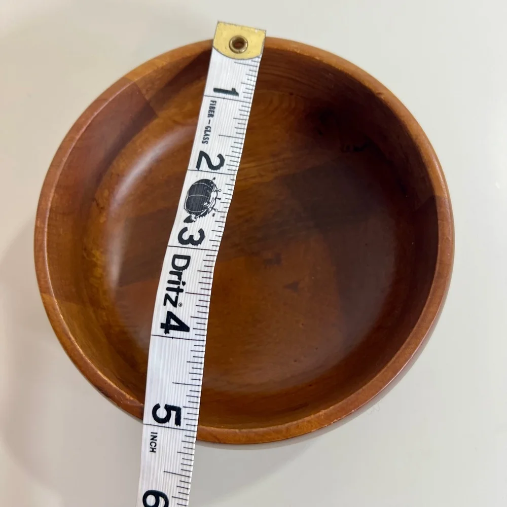 Hellerware salad Wood Bowl, Brown, 5 inch‎